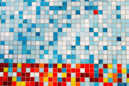 Close-up of mosaic tile