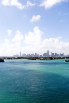 Buildings at the waterfront, Miami, Florida, USA