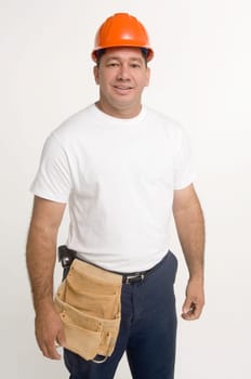 Construction worker looking at camera