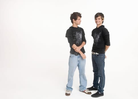 Portrait of twins