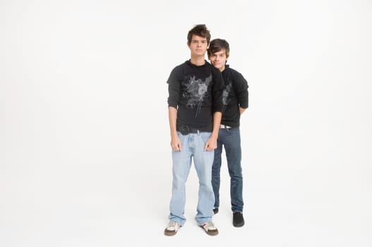 Portrait of twins