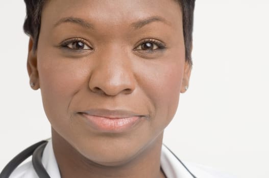 Portrait of doctor looking at camera