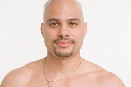 Portrait of man looking at camera