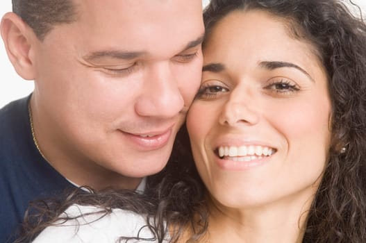Portrait of young couple in love