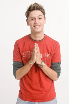 Portrait of young man