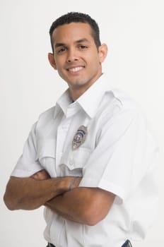 Portrait of security guard