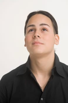 Portrait of young man