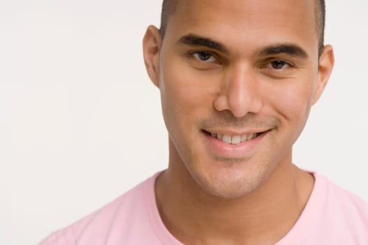 Portrait of young man looking at camera