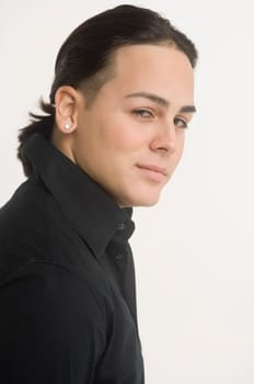 Portrait of young man