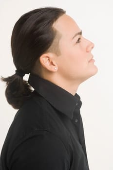 Portrait of young man