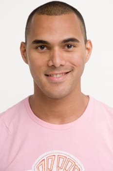 Portrait of young man looking at camera