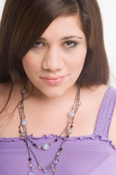 Portrait of young pregnant woman