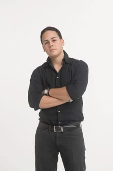 Portrait of young man