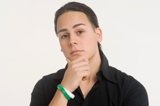 Portrait of young man
