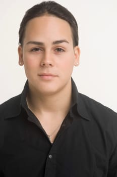 Portrait of young man