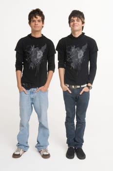 Portrait of twins