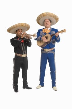 Portrait of Mariachi duo