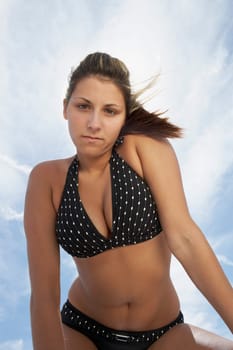 Portrait of a young woman