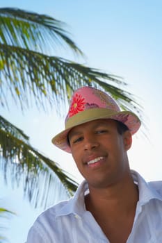 Portrait of a young man smiling