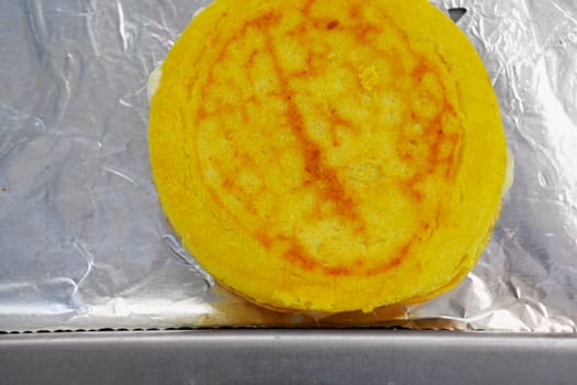 Close-up of pancakes
