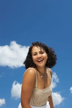 Portrait of a mature woman posing