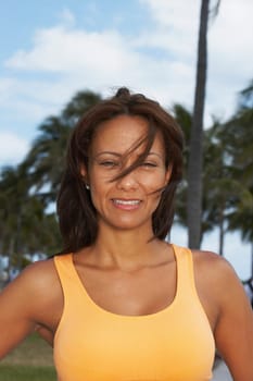 Portrait of a mature woman smiling