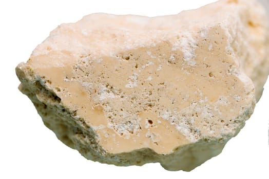 Aragonite, mineral in a closeup