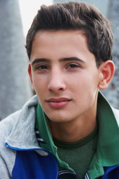 Portrait of a teenage boy