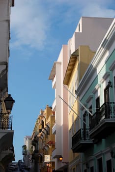 Buildings along a street