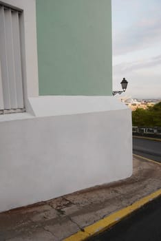Building along a road