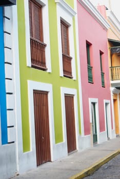 Buildings along a street
