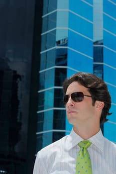 Close-up of a businessman