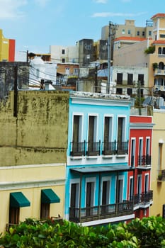 Buildings in a city, Old San Juan, San Juan, Puerto Rico