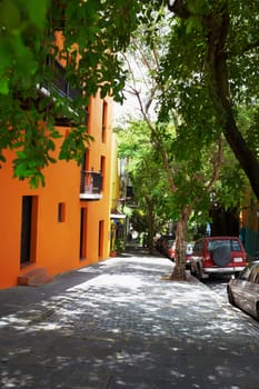 Buildings along a street, Old San Juan, San Juan, Puerto Rico