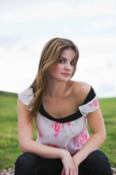 Portrait of a young woman