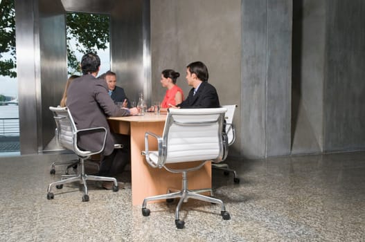 Business executives in a conference room