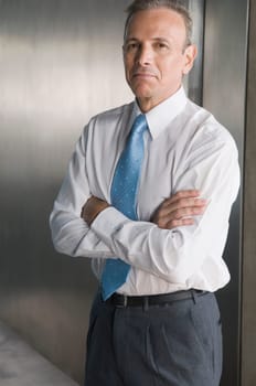 Portrait of a businessman in an office