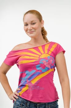 Woman posing