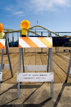 City of Los Angeles Emergency Services sign