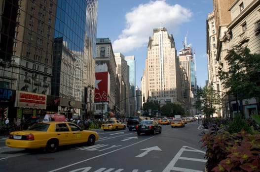 Buildings in a city