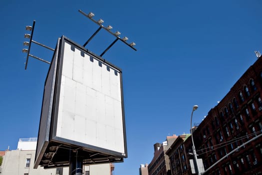 Low angle view of a solar panel in a city