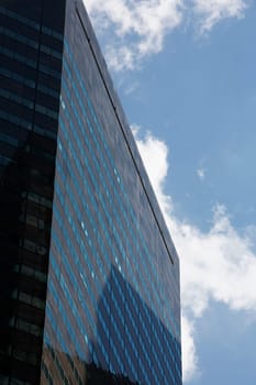 Low angle view of building in a city
