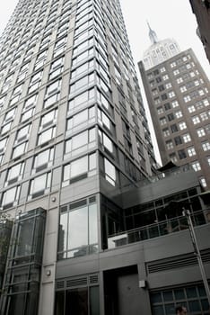 Low angle view of skyscrapers