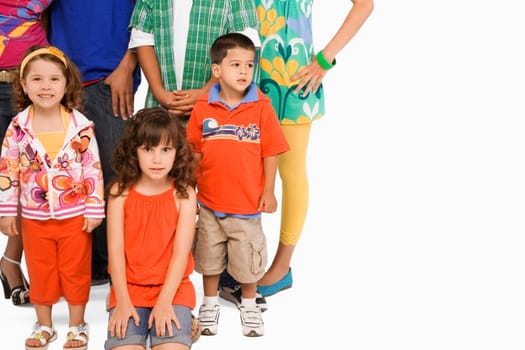 Group of people posing together