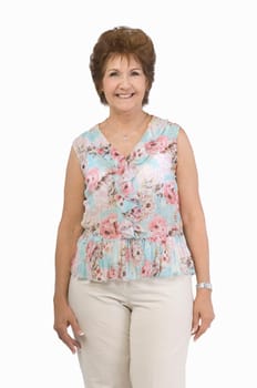 Portrait of a senior woman smiling