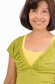 Portrait of a senior woman smiling
