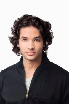 Portrait of a young man thinking