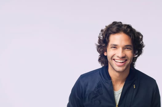 Portrait of a young man smiling