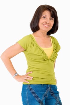 Portrait of a senior woman smiling