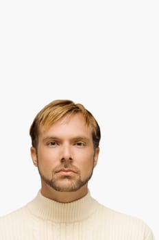 Portrait of a mid adult man looking serious